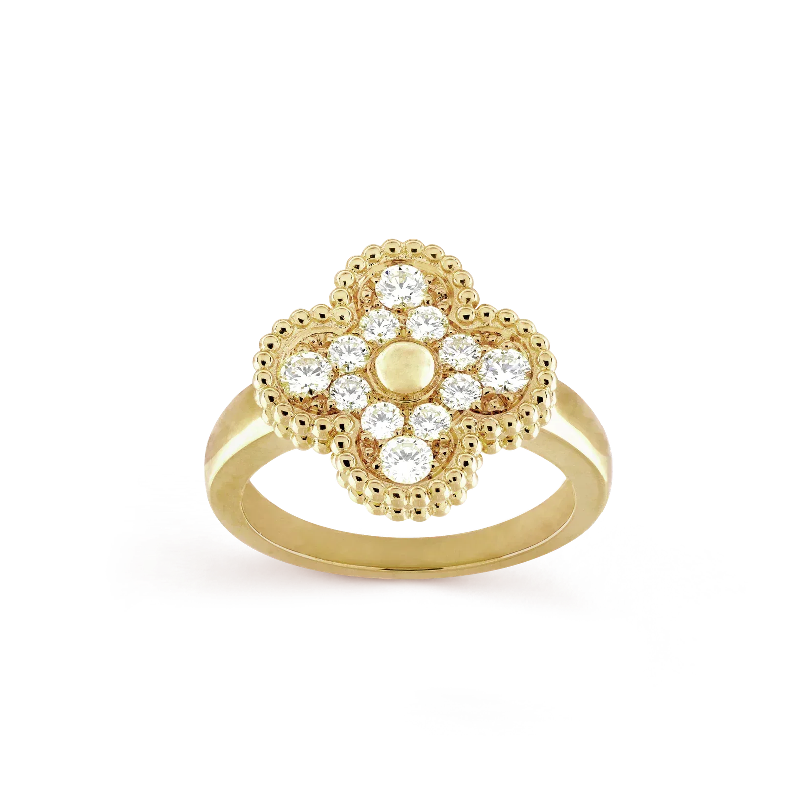 CLOVER DIAMOND RING CLOVER DIAMOND RING