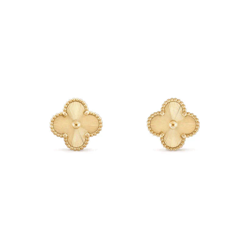 CLOVER MEDIUM 1 MOTIFS LASER EARRINGS CLOVER MEDIUM 1 MOTIFS LASER EARRINGS