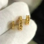 CLOVER MINI 9.5MM MALACHITE EARRINGS