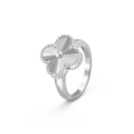 CLOVER SILVER RING