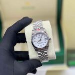 Rolex Datejust White Diamond Dial Watch - Image 4