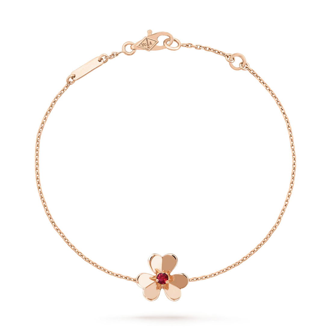 FRIVOLE GOLD FLOWER PINK MALACHITE BRACELET FRIVOLE GOLD FLOWER PINK MALACHITE BRACELET