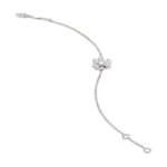FRIVOLE SILVER FLOWER DIAMOND BRACELET