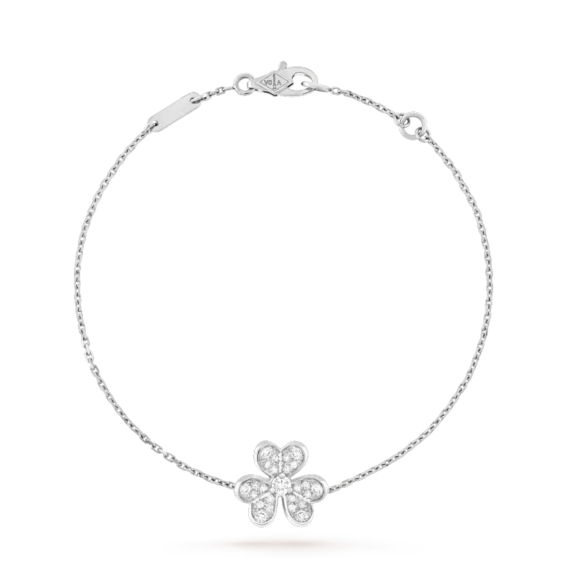FRIVOLE SILVER FLOWER DIAMOND BRACELET FRIVOLE SILVER FLOWER DIAMOND BRACELET