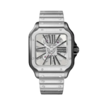 Cartier Santos de Diamond Silver Watch – Silver & Diamond