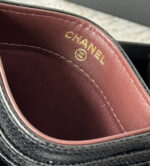 CHANEL 25S CARD HOLDER 11 IN BLACK CAVIAR GOLD HARDWARE - Image 8