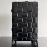 BV 25 Odyssey Cabin Suitcase Black Polycarbonate & Intreccio Pattern