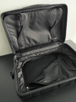 BV 25 Odyssey Cabin Suitcase Black Polycarbonate & Intreccio Pattern - Image 3