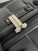 BV 25 Odyssey Cabin Suitcase Black Polycarbonate & Intreccio Pattern - Image 5