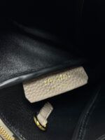 PRADA 25S SMALL BAG 23 IN TAUPE CALFSKIN GOLD HARDWARE - Image 9