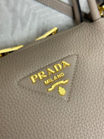 PRADA 25S SMALL BAG 23 IN TAUPE CALFSKIN GOLD HARDWARE - Image 3