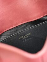 YSL 25S CALYPSO MINI 19 IN BURGUNDY CALFSKIN GOLD HARDWARE - Image 18
