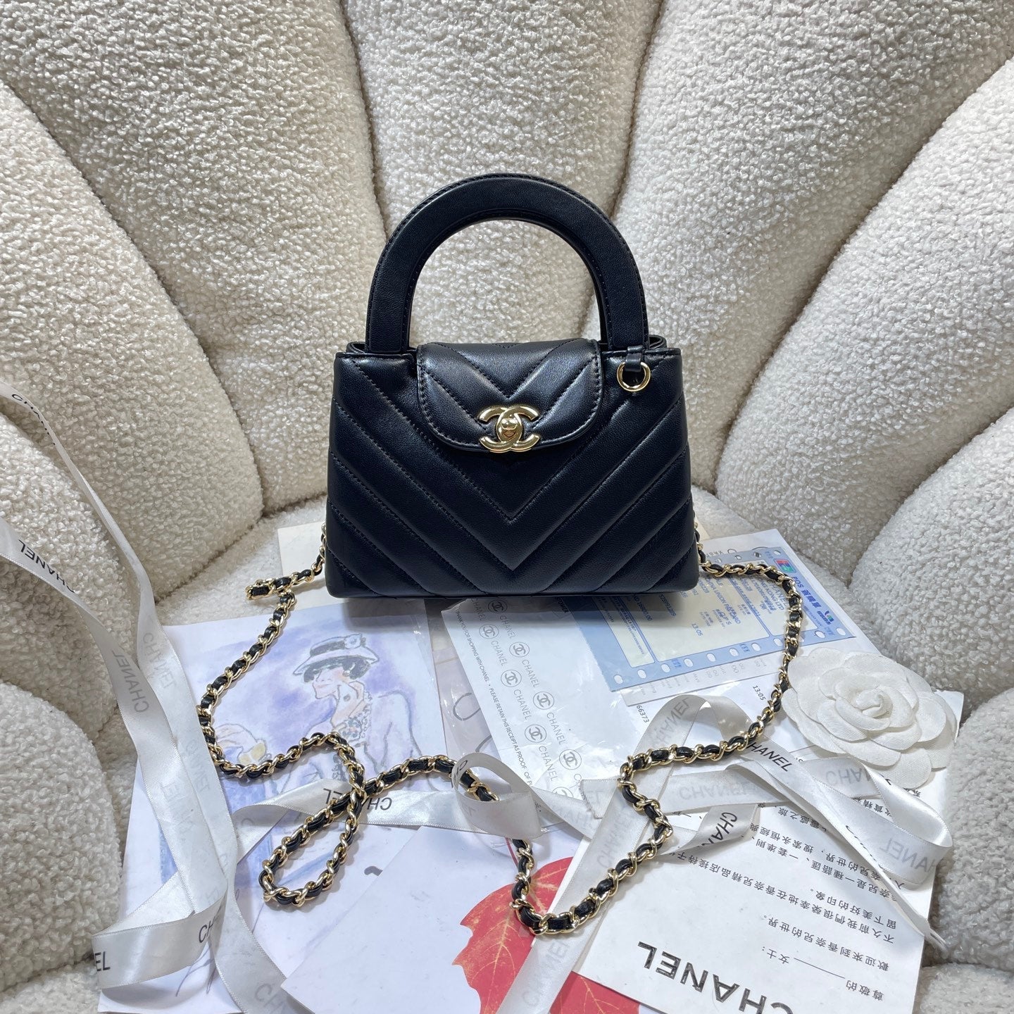 img_0a644df0_20260412_i1775972323880_2319_0_0_jpg CHANEL 26S MINI KELLY BAG 19 IN BLACK CALFSKIN - Image 1