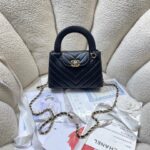 CHANEL 26S MINI KELLY BAG 19 IN BLACK CALFSKIN - Image 10