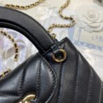 CHANEL 26S MINI KELLY BAG 19 IN BLACK CALFSKIN - Image 5