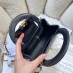 CHANEL 26S MINI KELLY BAG 19 IN BLACK CALFSKIN - Image 15