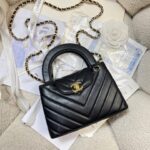 CHANEL 26S MINI KELLY BAG 19 IN BLACK CALFSKIN - Image 7
