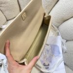 CHANEL 26S COCO HANDLE BAG 32 IN BEIGE CAVIAR CALFSKIN - Image 8