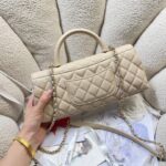 CHANEL 26S COCO HANDLE BAG 32 IN BEIGE CAVIAR CALFSKIN - Image 15