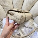 CHANEL 26S COCO HANDLE BAG 32 IN BEIGE CAVIAR CALFSKIN - Image 16