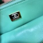 CHANEL 26S CLASSIC FLAP 33 IN MINT GREEN SUEDE - Image 9