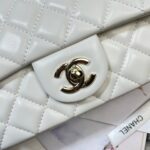 CHANEL 26S FLAP BAG 20 IN WHITE LAMBSKIN - Image 12