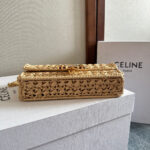 TRIOMPHE 20 IN BEIGE RAFFIA GOLD HARDWARE - Image 5