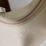 CELINE 25S TEEN LULU BAG 24MM IN BEIGE CALFSKIN GOLD HARDWARE - Image 11