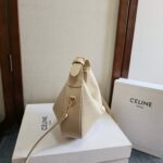CELINE 25S TEEN LULU BAG 24MM IN BEIGE CALFSKIN GOLD HARDWARE - Image 15