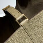 HERMES 25S PICOTIN LOCK 22 IN TAN BROWN CALFSKIN GOLD HARDWARE - Image 7