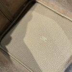 HERMES 25S PICOTIN LOCK 22 IN TAN BROWN CALFSKIN GOLD HARDWARE - Image 4