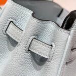 HERMES 25S MEDIUM BIRKIN 25 IN CLOUD BLUE CALFSKIN SILVER HARDWARE - Image 17