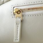 BOTTEGA VENETA 25S LARGE ANDIAMO 42 IN IVORY CALFSKIN GOLD HARDWARE - Image 16