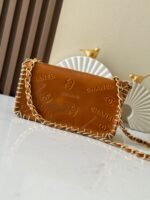 CHANEL 25S FLAP BAG 34 IN BROWN CALFSKIN WITH GOLD HARDWARE - Image 2
