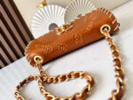 CHANEL 25S FLAP BAG 34 IN BROWN CALFSKIN WITH GOLD HARDWARE - Image 12