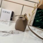 LOEWE 25S PUZZLE EDGE BAG 18 IN WALNUT BROWN CALFSKIN GOLD HARDWARE - Image 13