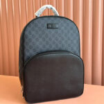 MEDIUM GG BACKPACK 40 IN DARK GREY AND BLACK CALFSKIN - Image 10