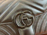 MARMONT MEDIUM SHOUDER BAG 23 IN SILVER PATENT CALFSKIN - Image 9