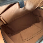 EMBOSSED BACKPACK 40 IN BEIGE AND DARK BROWN CALFSKIN - Image 18