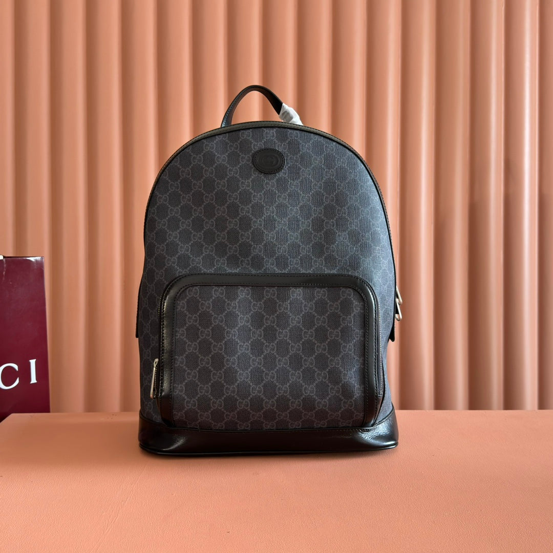 img_89648692_20251015_i1760523382_5214_3_jpg GUCCI 25S SUPREME BACKPACK 41 CM IN DARK SLATE GRAY CALFSKIN - Image 1