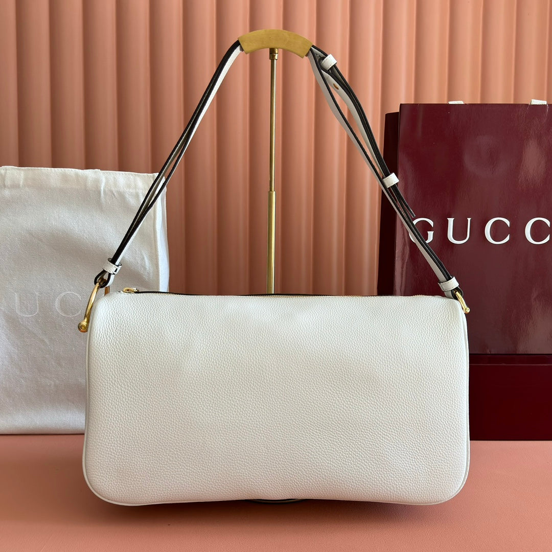 img_89648692_20251126_i1764150832_6745_6_jpg GUCCI 26S SHOULDER BAG 38 IN WHITE CALFSKIN - Image 1