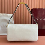 GUCCI 26S SHOULDER BAG 38 IN WHITE CALFSKIN - Image 10