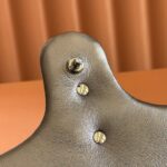GUCCI 26S GG MARMONT BAG 26 IN WARM GRAY BROWN LAMBSKIN - Image 6