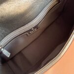 GUCCI 26S GG MARMONT BAG 26 IN WARM GRAY BROWN LAMBSKIN - Image 17