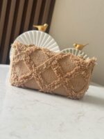CHANEL 25S FLAP BAG 27 IN BEIGE FABRIC - Image 5