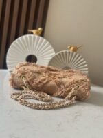 CHANEL 25S FLAP BAG 27 IN BEIGE FABRIC - Image 11