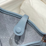 MINI NEO 18 EVELYNE BAG IN NEPAL BLUE GRAINED CALFSKIN - Image 14