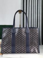 GOYA VILLETTE TOTE 45 IN NAVY BLUE GOYARDINE CANVAS - Image 7