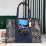 GOYA VILLETTE TOTE 45 IN NAVY BLUE GOYARDINE CANVAS - Image 10