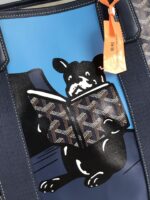 GOYA VILLETTE TOTE 45 IN NAVY BLUE GOYARDINE CANVAS - Image 8